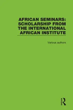 African Seminars | Buch | 978-1-138-33510-3 | www2.sack.de