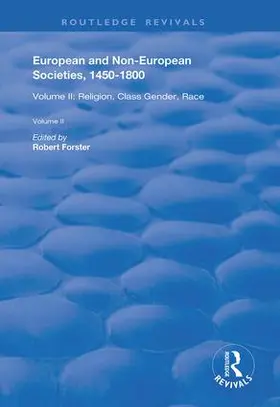 Forster |  European and Non-European Societies, 1450–1800 | Buch |  Sack Fachmedien