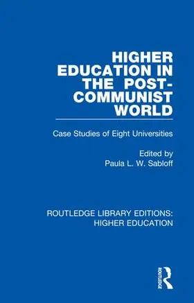 Sabloff |  Higher Education in the Post-Communist World | Buch |  Sack Fachmedien
