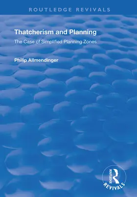 Allmendinger |  Thatcherism and Planning | Buch |  Sack Fachmedien