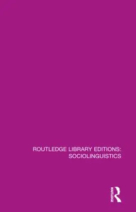 Williams |  Sociolinguistics | Buch |  Sack Fachmedien