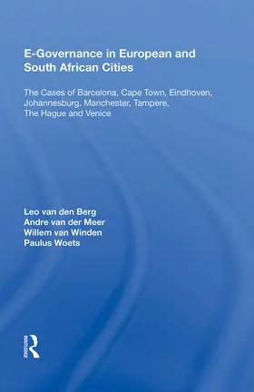 Berg / van den Berg / Meer |  E-Governance in European and South African Cities | Buch |  Sack Fachmedien