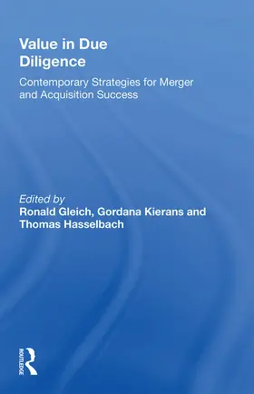 Gleich / Kierans |  Value in Due Diligence | Buch |  Sack Fachmedien