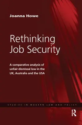 Howe |  Rethinking Job Security | Buch |  Sack Fachmedien