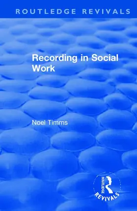 Timms |  Recording in Social Work | Buch |  Sack Fachmedien