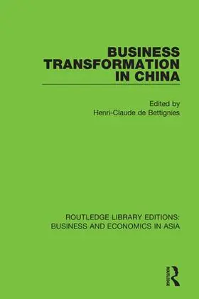 De Bettignies | Business Transformation in China | Buch | 978-1-138-36683-1 | www2.sack.de