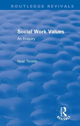 Timms |  Social Work Values | Buch |  Sack Fachmedien