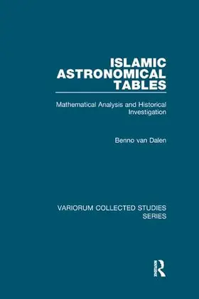 Dalen |  Islamic Astronomical Tables | Buch |  Sack Fachmedien