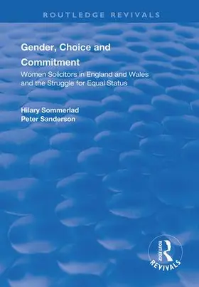 Sommerlad / Sanderson |  Gender, Choice and Commitment | Buch |  Sack Fachmedien