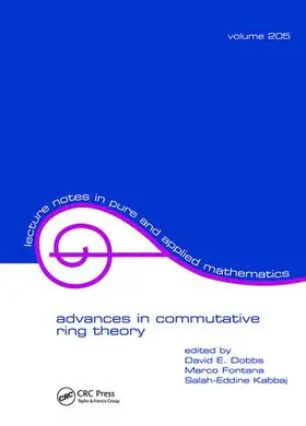Dobbs |  Advances in Commutative Ring Theory | Buch |  Sack Fachmedien