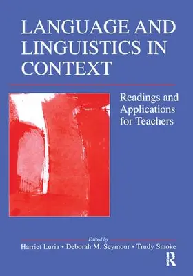 Luria / Seymour / Smoke | Language and Linguistics in Context | Buch | 978-1-138-40685-8 | sack.de