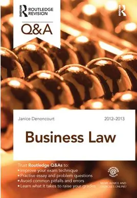 Denoncourt |  Q&A Business Law | Buch |  Sack Fachmedien