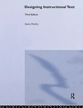 Hartley |  Designing Instructional Text | Buch |  Sack Fachmedien