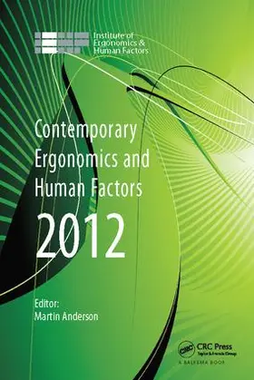 Anderson |  Contemporary Ergonomics and Human Factors 2012 | Buch |  Sack Fachmedien