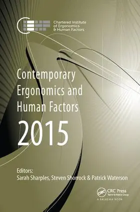 Sharples / Shorrock / Waterson |  Contemporary Ergonomics and Human Factors 2015 | Buch |  Sack Fachmedien
