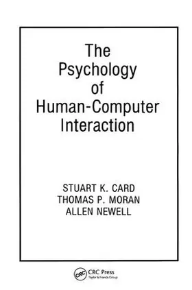 Card | The Psychology of Human-Computer Interaction | Buch | 978-1-138-43295-6 | sack.de