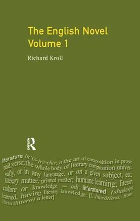 Kroll |  English Novel, Vol I, The | Buch |  Sack Fachmedien