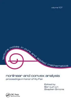 Lin / Simone |  Nonlinear and Convex Analysis | Buch |  Sack Fachmedien