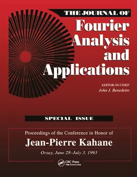 Benedetto |  Journal of Fourier Analysis and Applications Special Issue | Buch |  Sack Fachmedien
