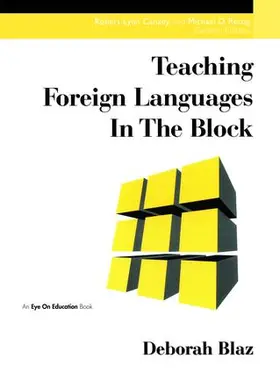 Blaz |  Teaching Foreign Languages in the Block | Buch |  Sack Fachmedien