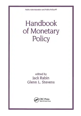 Rabin |  Handbook of Monetary Policy | Buch |  Sack Fachmedien