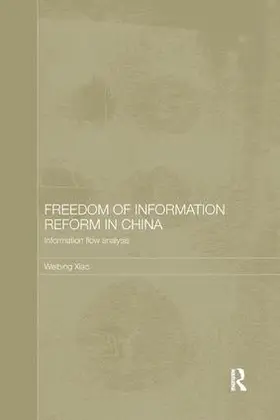 Xiao |  Freedom of Information Reform in China | Buch |  Sack Fachmedien