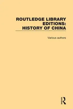 Various |  Routledge Library Editions: History of China | Buch |  Sack Fachmedien