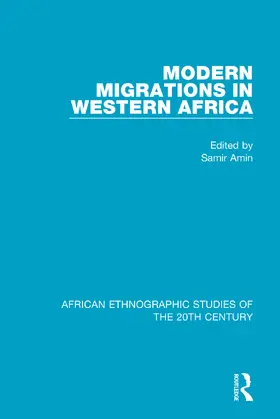 Amin |  Modern Migrations in Western Africa | Buch |  Sack Fachmedien