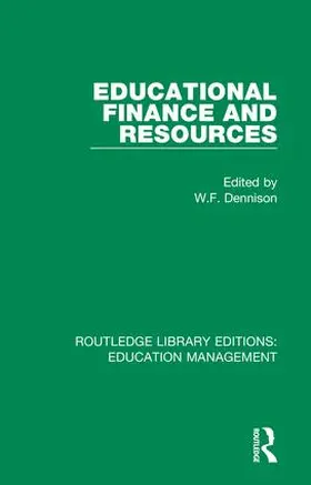 Dennison |  Educational Finance and Resources | Buch |  Sack Fachmedien