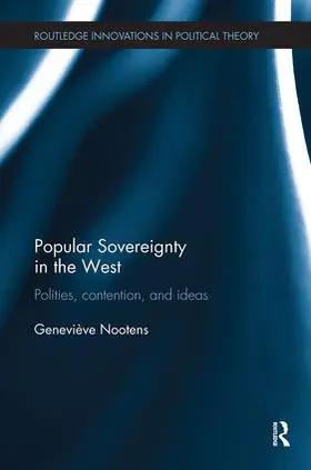 Nootens |  Popular Sovereignty in the West | Buch |  Sack Fachmedien