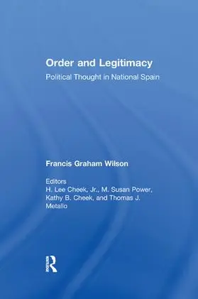 Wilson / Cheek Jr. / Power |  Order and Legitimacy | Buch |  Sack Fachmedien