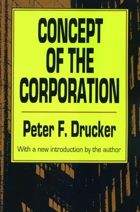 Drucker |  Concept of the Corporation | Buch |  Sack Fachmedien
