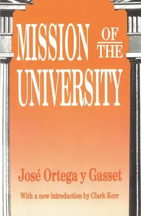 Chaliand / Ortega y Gasset |  Mission of the University | Buch |  Sack Fachmedien