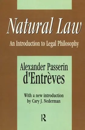 d'Entreves | Natural Law | Buch | 978-1-138-52871-0 | sack.de