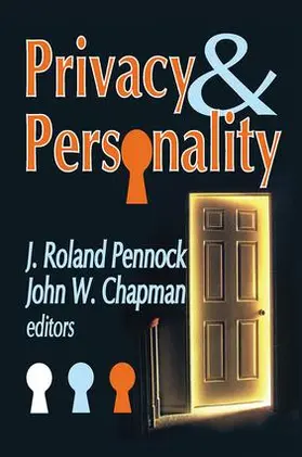 Chapman / Ciochon | Privacy and Personality | Buch | 978-1-138-53076-8 | www2.sack.de