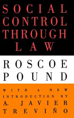 Pound |  Social Control Through Law | Buch |  Sack Fachmedien