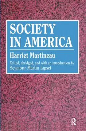 Martineau |  Society in America | Buch |  Sack Fachmedien