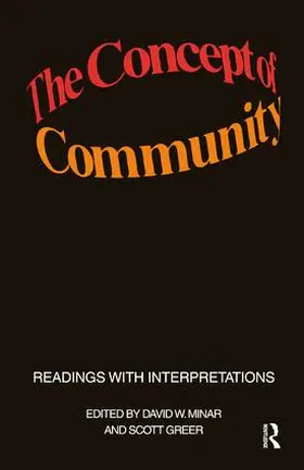 Greer | The Concept of Community | Buch | 978-1-138-53482-7 | sack.de