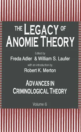 Adler / Laufer |  The Legacy of Anomie Theory | Buch |  Sack Fachmedien