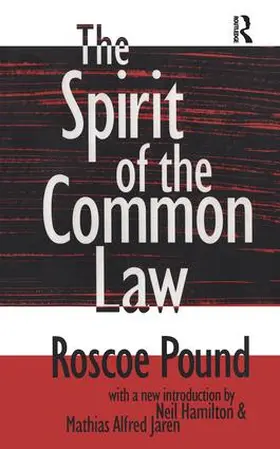 Pound |  The Spirit of the Common Law | Buch |  Sack Fachmedien