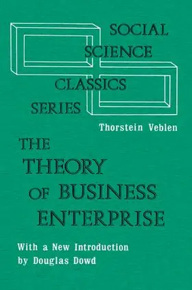 Edel / Veblen |  The Theory of Business Enterprise | Buch |  Sack Fachmedien
