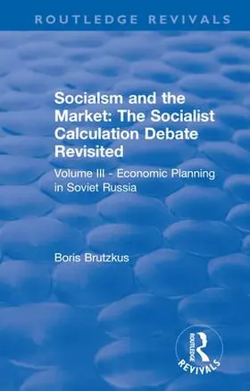 Brutzkus / Hayek |  Revival: Economic Planning in Soviet Russia (1935) | Buch |  Sack Fachmedien