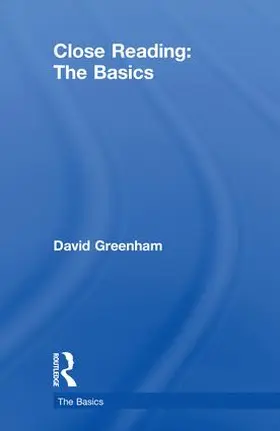Greenham |  Close Reading: The Basics | Buch |  Sack Fachmedien