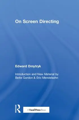 Dmytryk |  On Screen Directing | Buch |  Sack Fachmedien