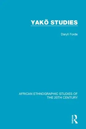 Forde |  Yakoe Studies | Buch |  Sack Fachmedien