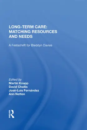 Challis |  Long-Term Care: Matching Resources and Needs | Buch |  Sack Fachmedien
