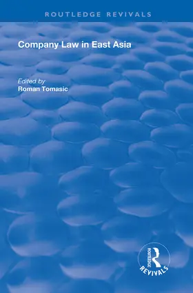 Tomasic |  Company Law in East Asia | Buch |  Sack Fachmedien