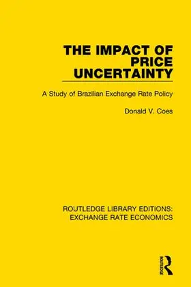 Coes |  The Impact of Price Uncertainty | Buch |  Sack Fachmedien