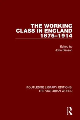 Benson |  The Working Class in England 1875-1914 | Buch |  Sack Fachmedien