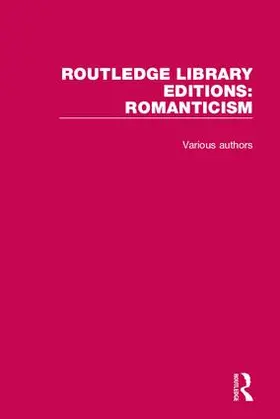 Various |  Routledge Library Editions: Romanticism | Buch |  Sack Fachmedien